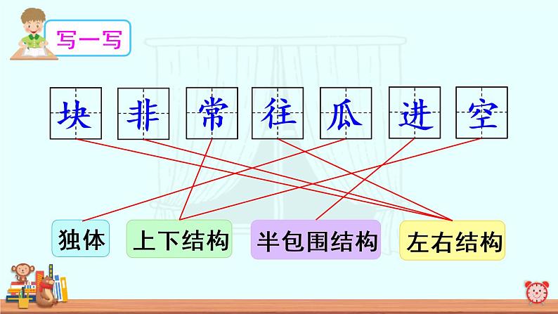 部编语文一年级下册 第七单元 18 小猴子下山 PPT课件第6页