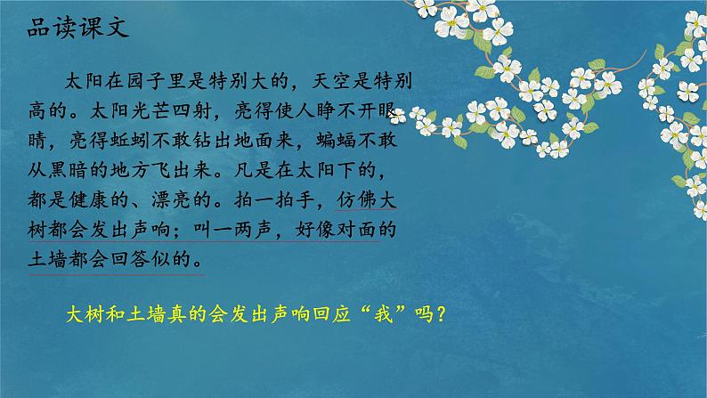 《祖父的园子》 第二课时课件PPT06