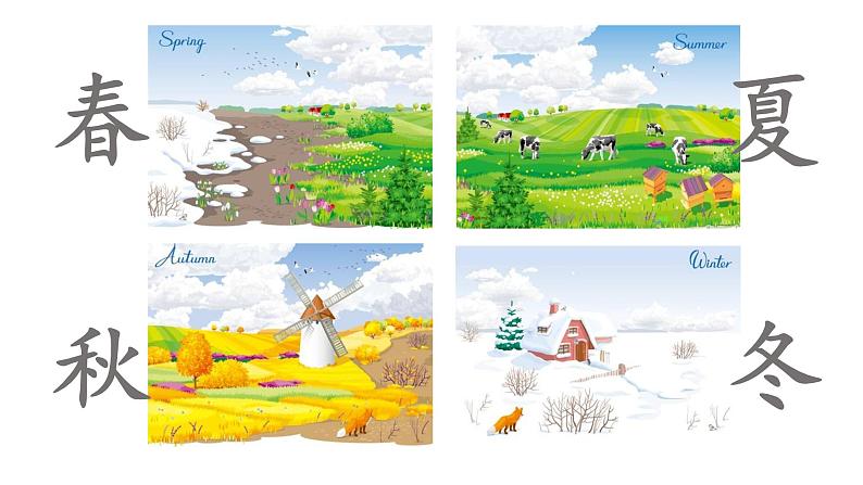 部编版一年级语文下册--识字1. 春夏秋冬（课件）第3页