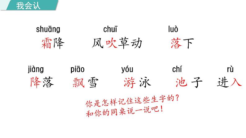 部编版一年级语文下册--识字1. 春夏秋冬（课件）第8页