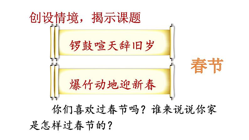 部编版六年级语文下册--1 北京的春节（课件2）第2页