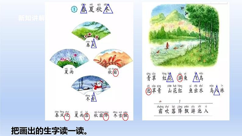 【2023同步精品课件】语文一年级下册 课件+素材（统编版）识字1 春夏秋冬  课件+素材04
