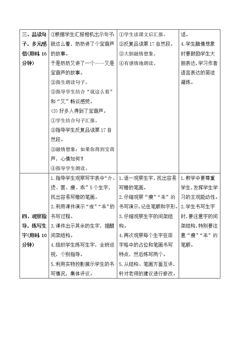 人教4语下 第8单元 26.宝葫芦的秘密（节选） PPT课件+教案03