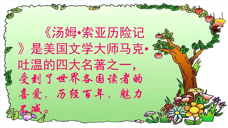 第二单元 7 汤姆·索亚历险记（节选） 课件＋教案05