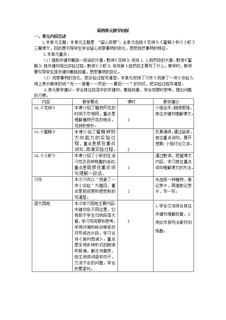 第四单元 13 花钟 课件＋教案＋素材01