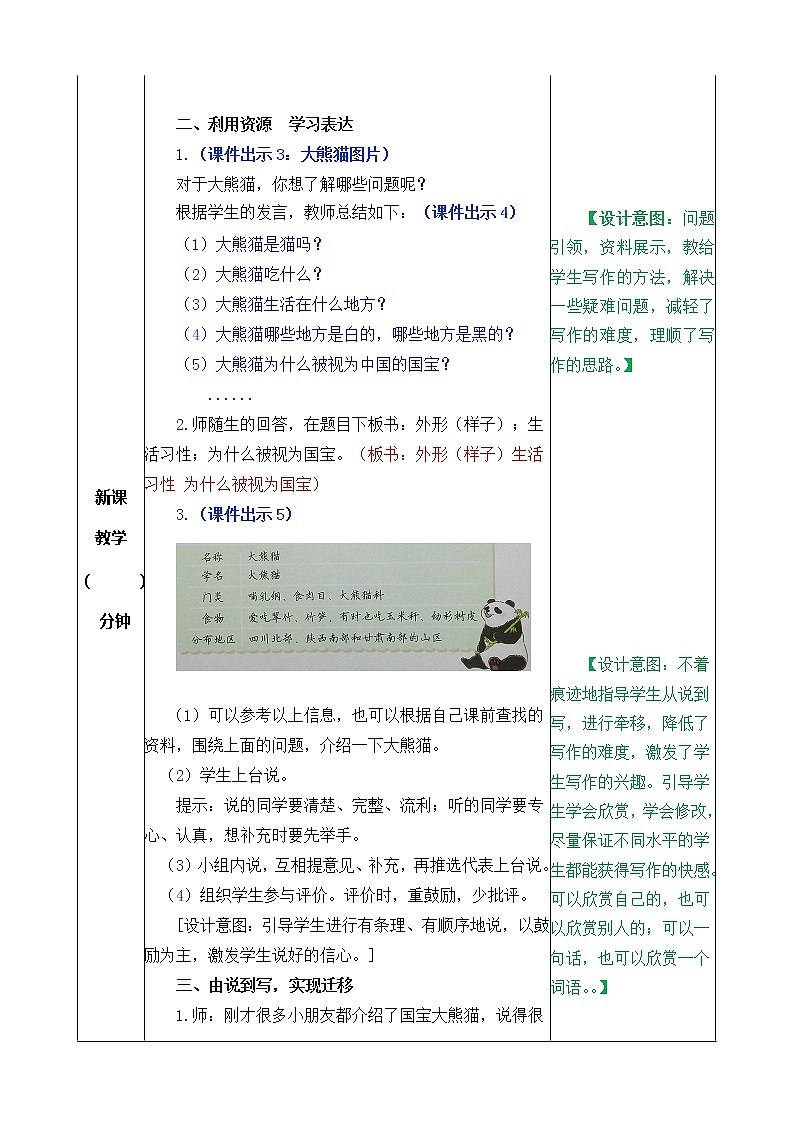 第七单元 习作：国宝大熊猫 课件＋教案＋素材02