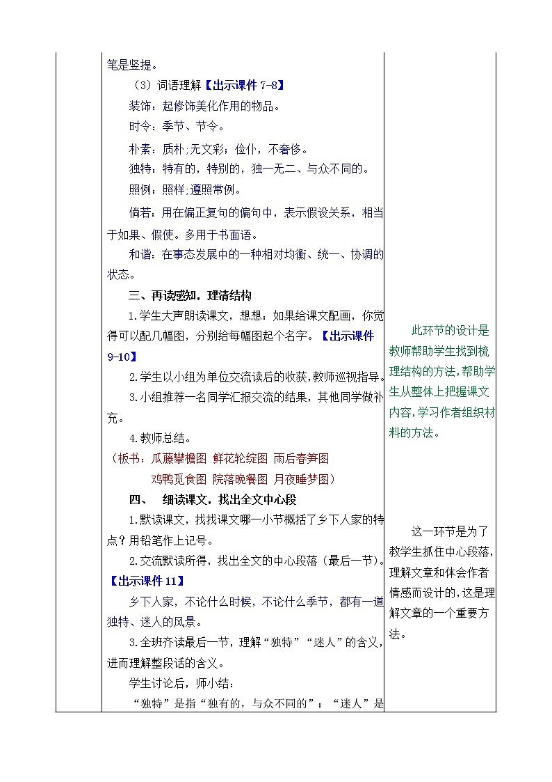 第一单元 2 乡下人家 课件＋教案＋素材03