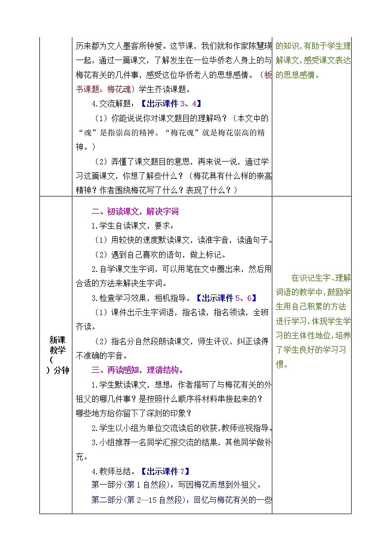 第一单元 4 梅花魂 课件＋教案＋素材02