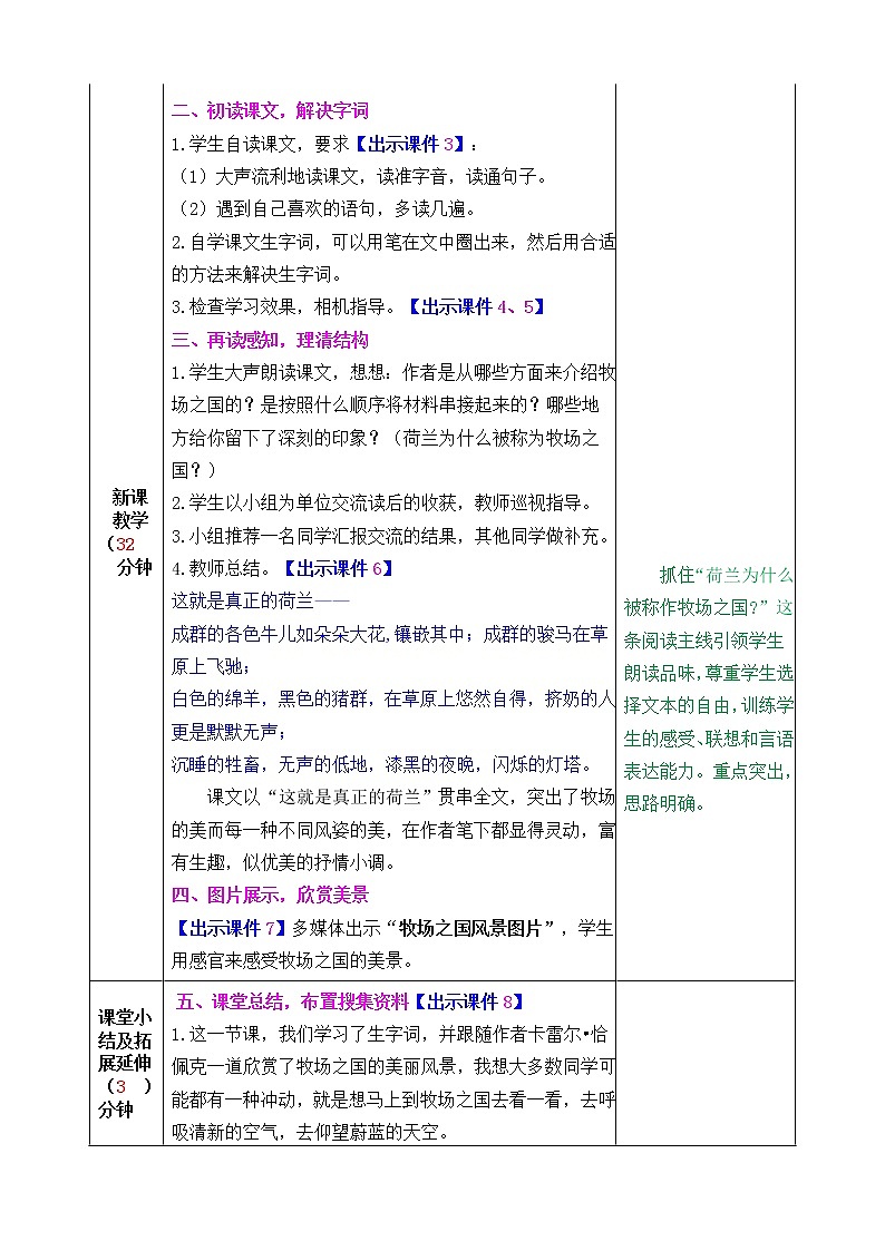 第七单元 19 牧场之国 课件＋教案＋素材02
