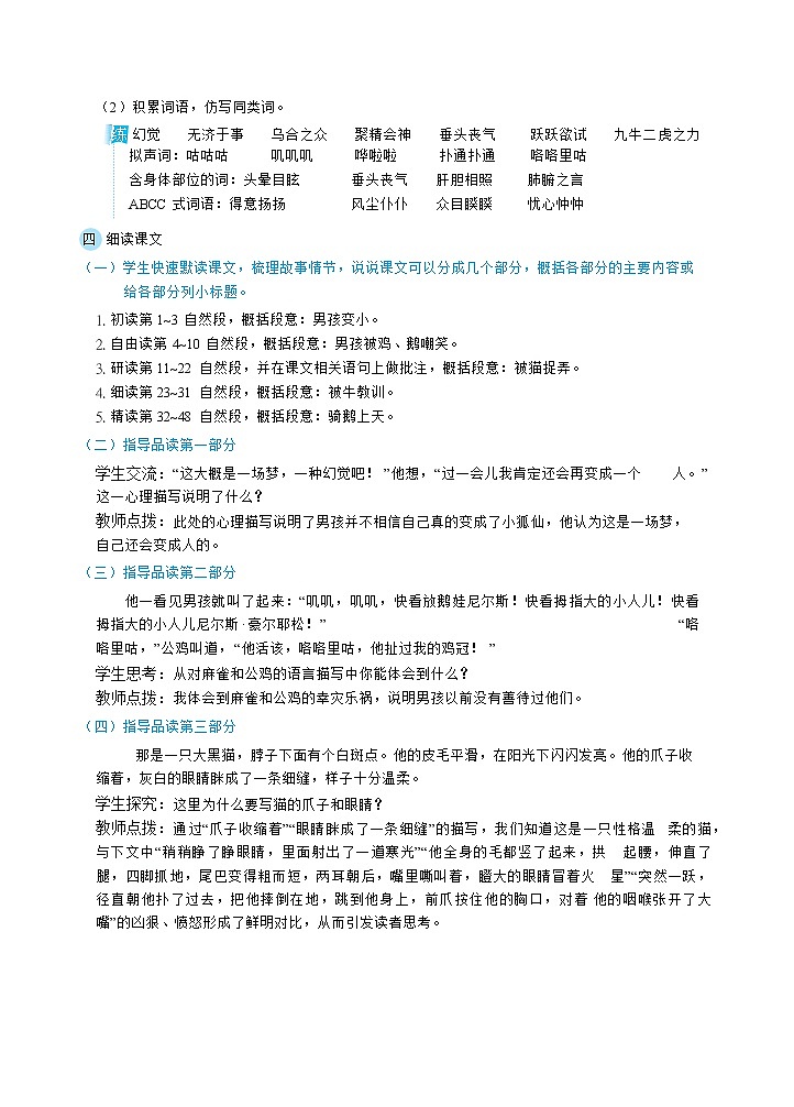 6骑鹅旅行记（节选）（教案）第2页