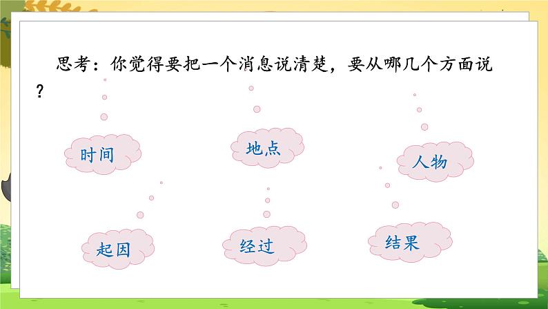 人教4语下 第2单元 口语交际 说新闻 PPT课件第6页