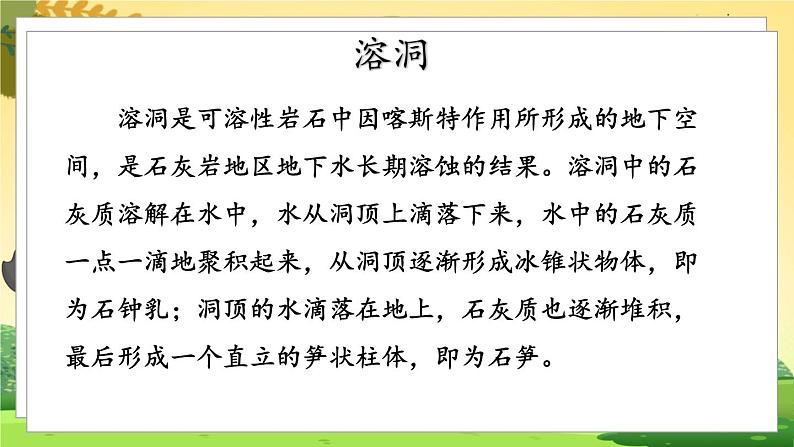 人教4语下 第5单元 17.记金华的双龙洞 PPT课件+教案03