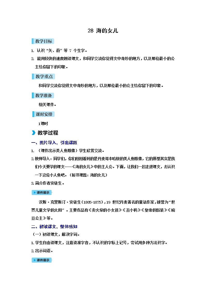 28 海的女儿第1页