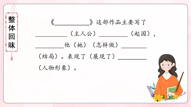 部编版语文六年级下册 《习作：写作品梗概》 课件+教案+练习+任务清单05