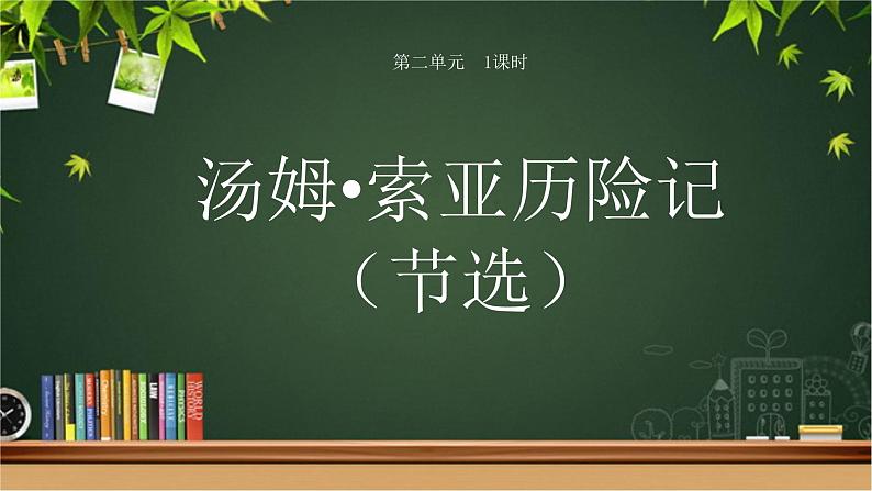 《汤姆•索亚历险记》示范公开课教学课件【部编人教版六年级下册】第1页