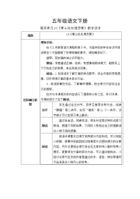 小学语文人教部编版五年级下册11 青山处处埋忠骨教学设计