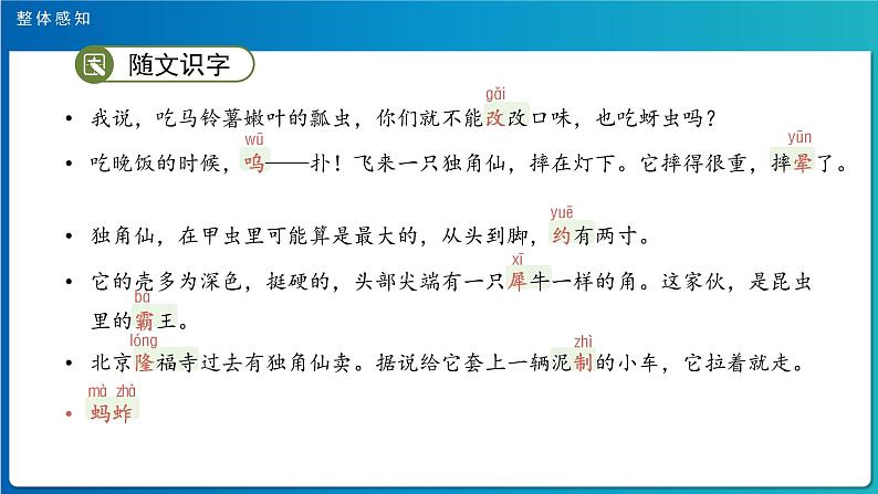 《昆虫备忘录》示范公开课教学课件（定稿）【人教部编版三年级下册】06