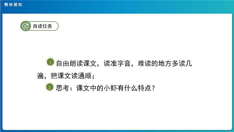 《小虾》示范公开课教学课件（定稿）【人教部编版三年级下册】第5页