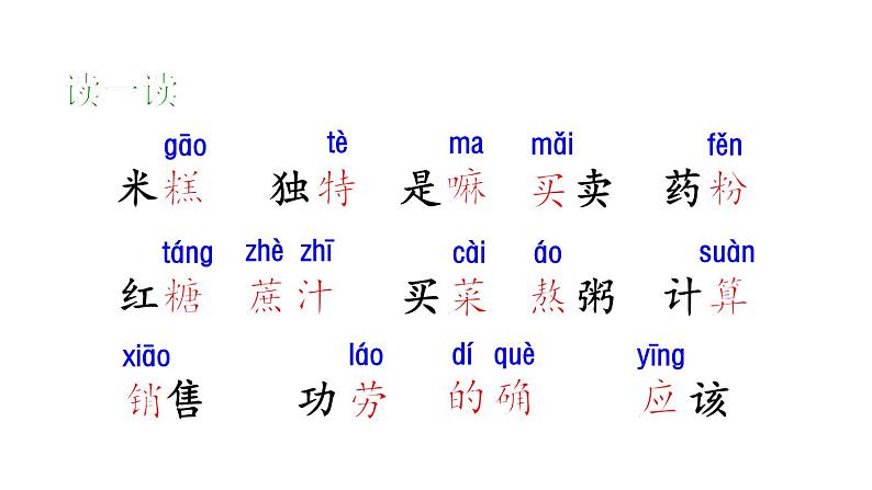 部编版二年级语文下册--6  千人糕（课件）第7页