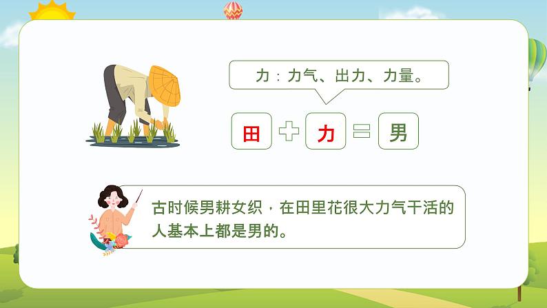 【统编版】小学语文一年级上册第五单元识字9日月明教学PPT课件08