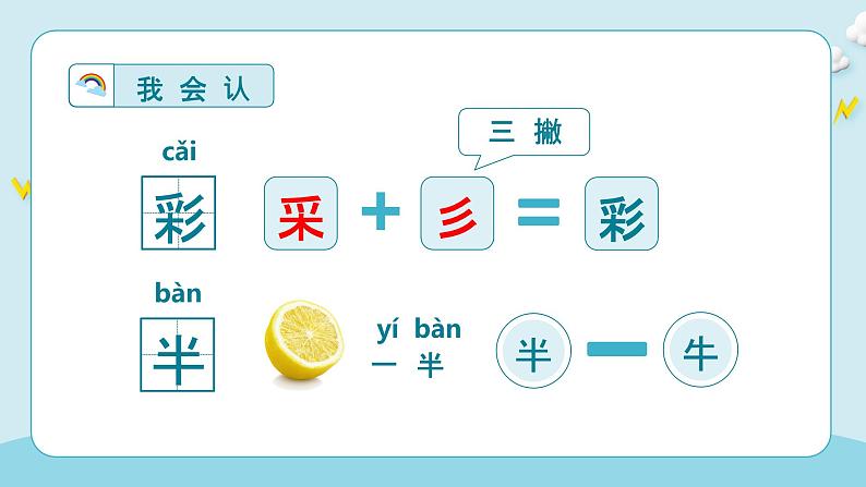 【统编版】小学语文一年级上册第六单元课文8《雨点儿》教学PPT课件07