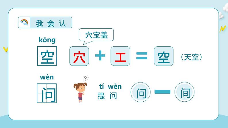 【统编版】小学语文一年级上册第六单元课文8《雨点儿》教学PPT课件08