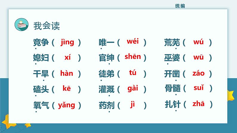 【统编版】小学语文四年级上册第八单元复习教学PPT课件第3页