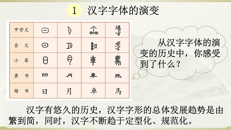 小学语文部编版五年级下册第三单元《我爱你，汉字 》课件（2023春）05