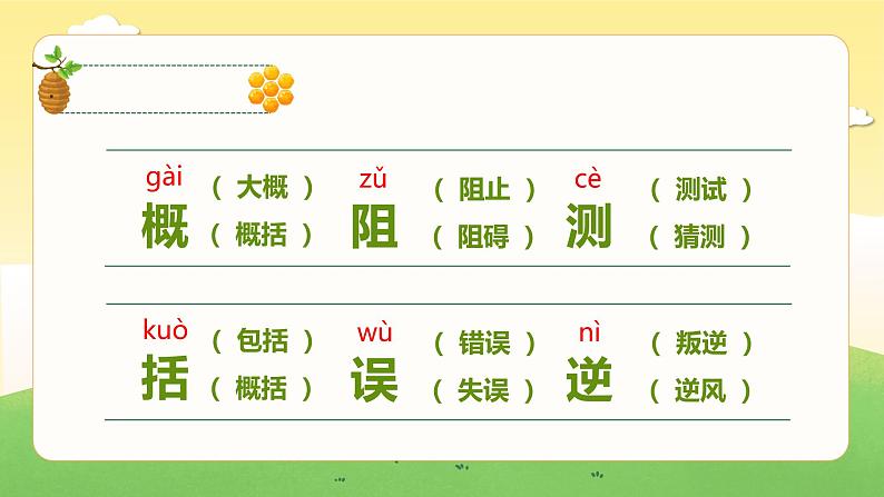 【统编版】小学三年级语文下册第四单元《蜜蜂》教学PPT课件06