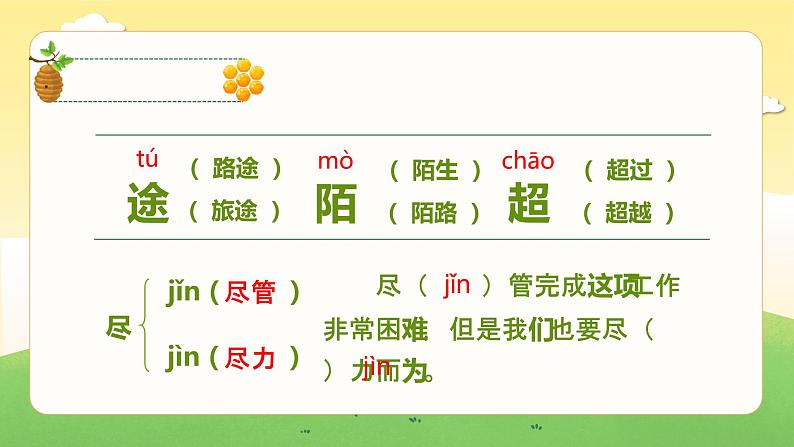 【统编版】小学三年级语文下册第四单元《蜜蜂》教学PPT课件07