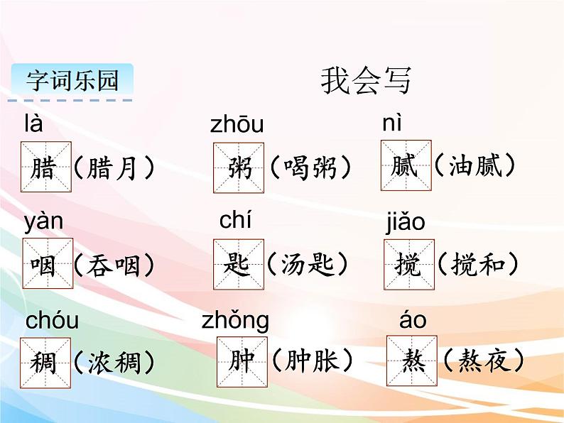 人教部编版语文六年级下册 第一单元 2 腊八粥 课件04