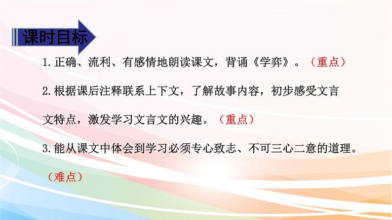 人教部编版语文六年级下册 第五单元 14 文言文两则  学弈 课件第5页