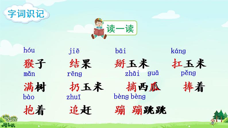 17 小猴子下山（课件）第4页