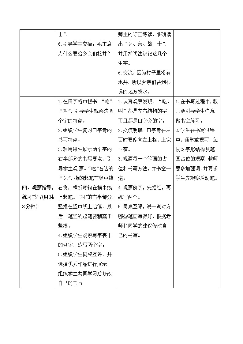 （导学案）1 吃水不忘挖井人第3页