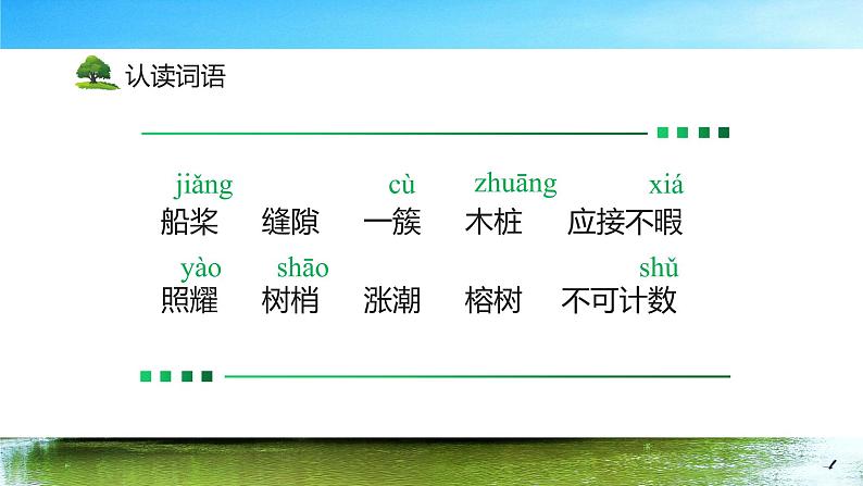 五年级语文上册部编版第23课《鸟的天堂》第一课时（课件+教案+学案+练习）05