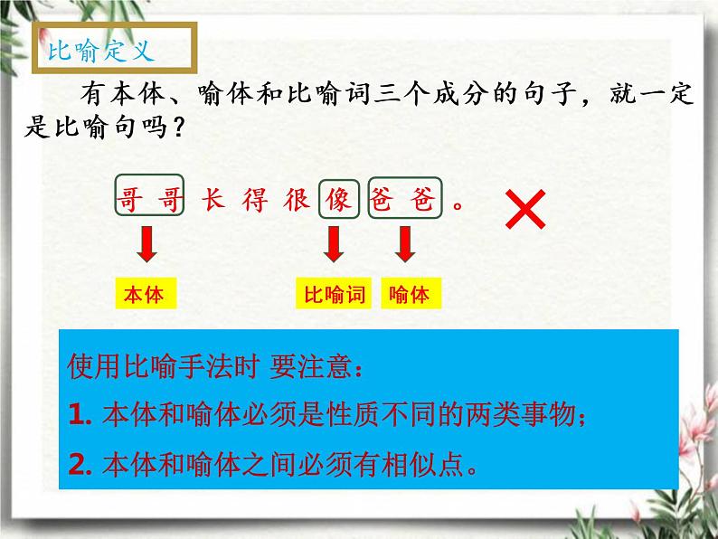 修辞手法 比喻 阅读与写作技巧提升 （课件）部编版语文三年级下册06