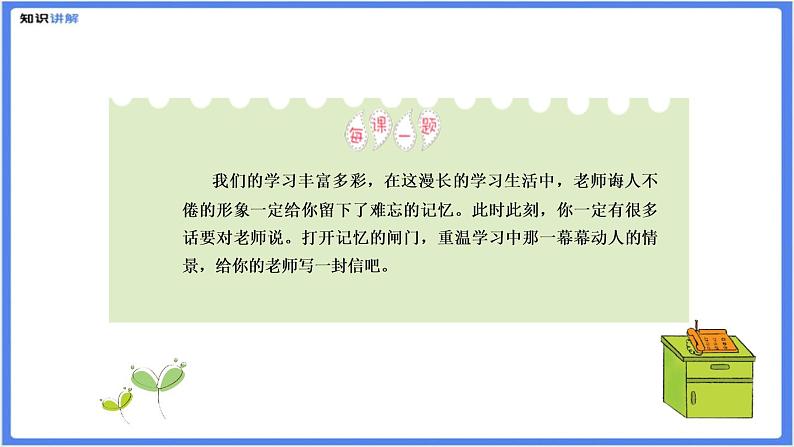 书信类作文——给老师的一封信课件06