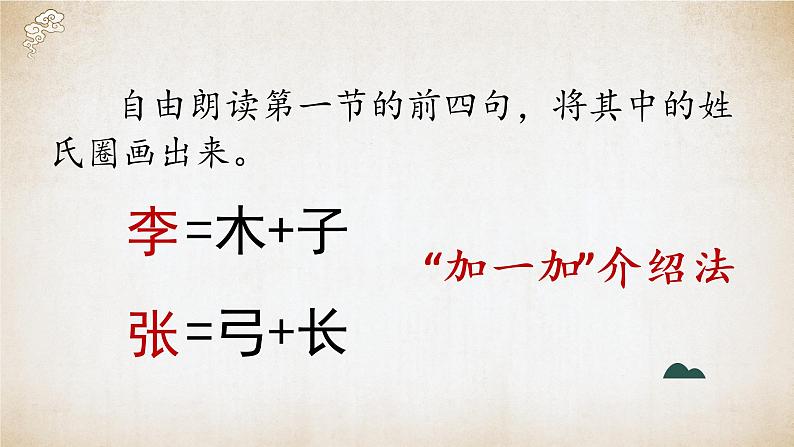 【部编版】一年级下册语文《姓氏歌》教学课件PPT第4页