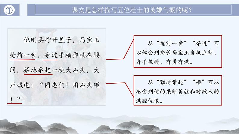 第6课《狼牙山五壮士》第二课时（课件）-六年级语文上册部编版第8页