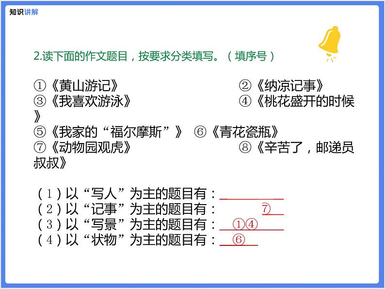 【精品课件】部编版 小升初 专题讲解：习作技巧及发散思维大全08