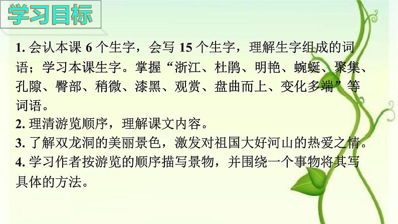 17.记金华的双龙洞课件PPT第5页