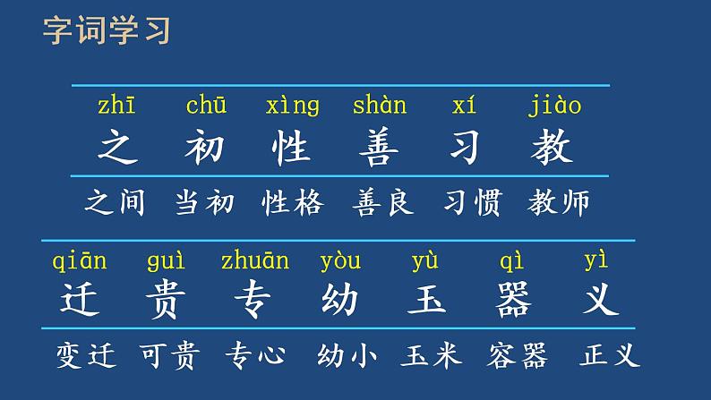 部编版一年级语文下册--识字8 人之初（优质课件1）第5页