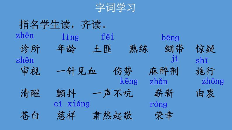 部编版五年级语文下册--11 军神（优质课件1）第7页