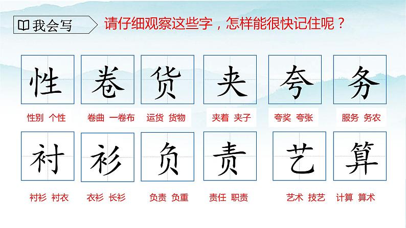 人教部编版三年级语文下册25《慢性子裁缝和急性子顾客》第一课时PPT课件+教学设计+音频素材08