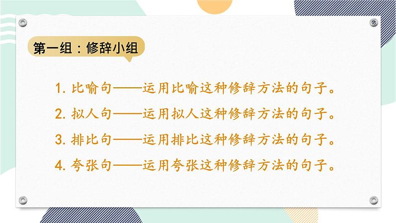 部编版语文四年级下册3 句子家族才艺秀 期末复习课件第3页