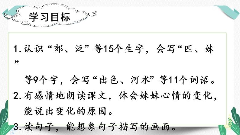 人教版二年级语文下册第二单元（教学课件）7一匹出色的马第1课时第4页