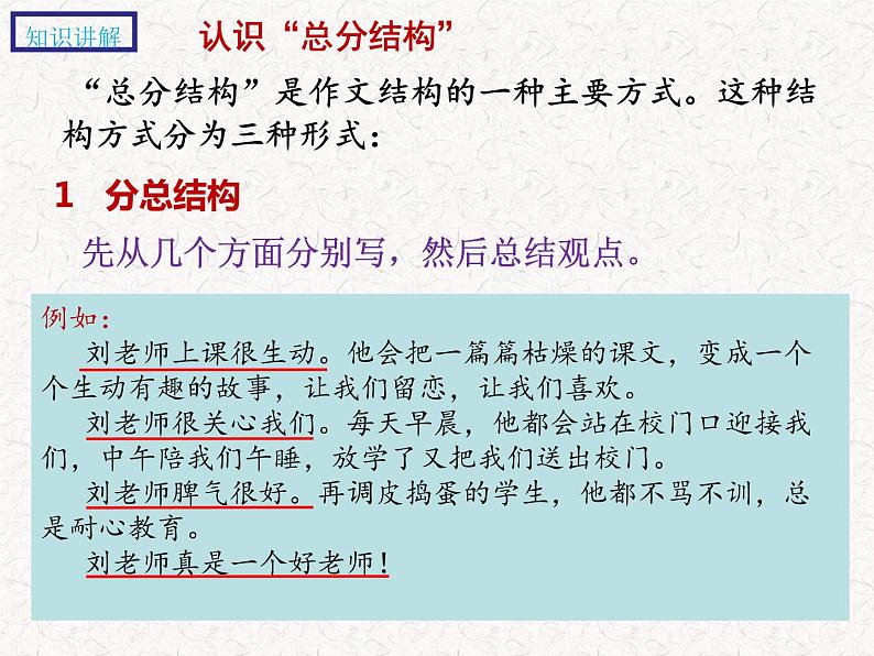 习作指导---妙用总分 构思作文（课件）2023年部编语文素养课程第8页