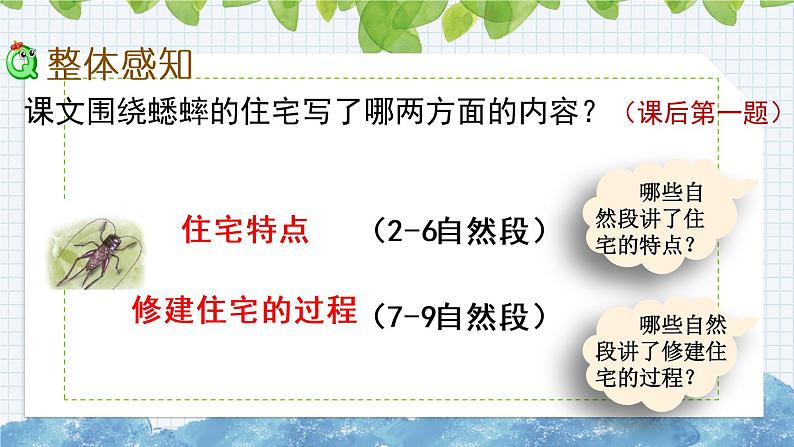 部编版语文四年级上册《蟋蟀的住宅》课件07