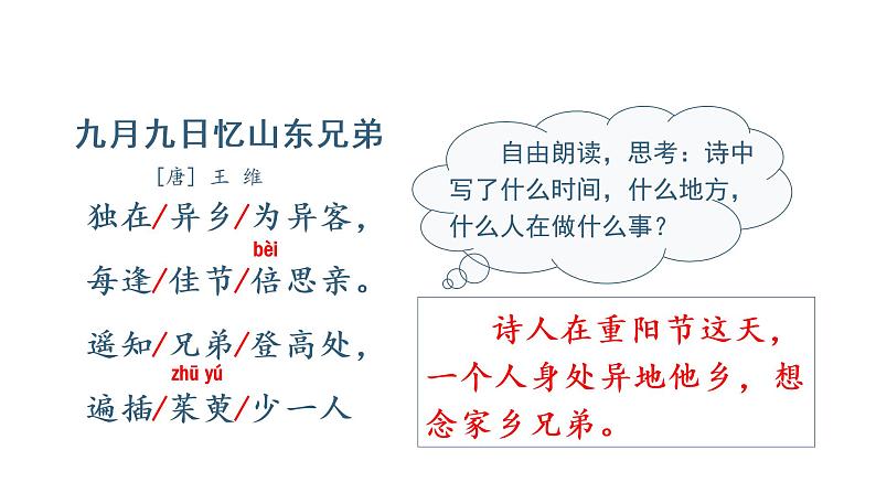 部编版三年级语文下册9 古诗三首第3课时教学课件06