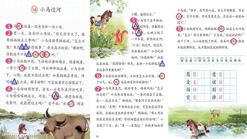 部编版二年级语文下册--14 小马过河（课件）第8页